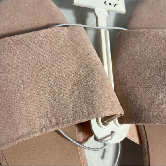 A New Day - Pink/peach Fabric Slides Size 8 & 9 NWT - Picture 3 of 7